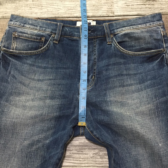 Joseph Abboud Slim Fit Jeans Men’s 34x32 Light Wash Blue Denim Stretch - Picture 4 of 12